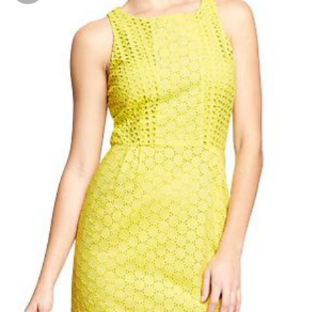 NWT Lime green/yellow lace dress